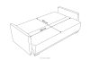 LIRIS Schlafsofa mit Chenille-Stoff oliv oliv - Foto 12