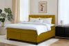 ARDEA Boxspringbett  Bonellfedern Veloursstoff 160 cm gelb gelb - Foto 13