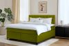 ARDEA Boxspringbett  Bonellfedern Veloursstoff 160 cm oliv oliv - Foto 13