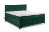 ARDEA Boxspringbett  Bonellfedern Veloursstoff 160 cm dunkelgrün dunkelgrün - Foto 1