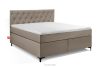 ARDEA Boxspringbett velours 160 cm beige beige - Foto 1
