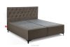 ARDEA Boxspringbett  Bonellfedern Veloursstoff 160 cm braun braun - Foto 3