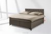 ARDEA Boxspringbett  Bonellfedern Veloursstoff 160 cm braun braun - Foto 2