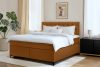 ARDEA Boxspringbett in Velourstoff mit abnehmbarem Matratzenbezug 160 cm rot rot - Foto 13