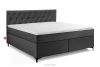 ARDEA Boxspringbett mit abnehmbarem Matratzenbezug 180 cm anthrazit anthrazit - Foto 1