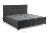 ARDEA Boxspringbett mit abnehmbarem Matratzenbezug 180 cm anthrazit anthrazit - Foto 3