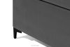 ARDEA Boxspringbett mit abnehmbarem Matratzenbezug 180 cm anthrazit anthrazit - Foto 12