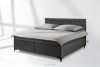 ARDEA Boxspringbett mit abnehmbarem Matratzenbezug 180 cm anthrazit anthrazit - Foto 2
