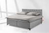 ARDEA Boxspringbett mit Matratze und Topper 180 cm hellgrau hellgrau - Foto 2