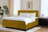 ARDEA Boxspringbett  Bonellfedern Veloursstoff 180 cm gelb gelb - Foto 13