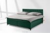 ARDEA Boxspringbett  Bonellfedern Veloursstoff 180 cm dunkelgrün dunkelgrün - Foto 2