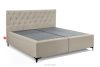 ARDEA Boxspringbett 180 cm velours cremefarben cremefarben - Foto 3