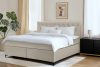 ARDEA Boxspringbett 180 cm velours cremefarben cremefarben - Foto 13