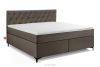 ARDEA Boxspringbett  Bonellfedern Veloursstoff 180 cm braun braun - Foto 1