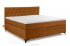ARDEA Boxspringbett mit abnehmbarem Matratzenbezug 180 cm rot rot - Foto 1