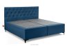 ARDEA Boxspringbett mit abnehmbarem Matratzenbezug 180 cm marineblau marineblau - Foto 3