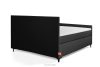 ARDEA Boxspringbett mit abnehmbarem Matratzenbezug 160 cm Velours anthrazit anthrazit - Foto 5