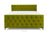 ARDEA Boxspringbett Bonellfedern 160 cm Velours oliv oliv - Foto 4