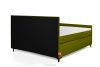 ARDEA Boxspringbett Bonellfedern 160 cm Velours oliv oliv - Foto 5