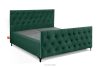 ARDEA Boxspringbett Bonellfedern 160 cm Velours dunkelgrün dunkelgrün - Foto 3