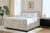 ARDEA Boxspringbett velours 160 cm cremefarben cremefarben - Foto 13