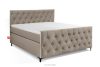 ARDEA Boxspringbett velours 160 cm beige beige - Foto 1