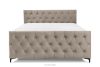 ARDEA Boxspringbett velours 160 cm beige beige - Foto 4