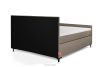 ARDEA Boxspringbett velours 160 cm beige beige - Foto 5