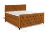 ARDEA Boxspringbett mit abnehmbarem Matratzenbezug 160 cm Velours rot rot - Foto 1