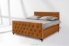 ARDEA Boxspringbett mit abnehmbarem Matratzenbezug 160 cm Velours rot rot - Foto 2