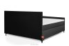 ARDEA Boxspringbett mit abnehmbarem Matratzenbezug 180 cm Velours anthrazit anthrazit - Foto 5