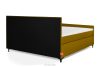 ARDEA Boxspringbett  Bonellfedern 180 cm Velours gelb gelb - Foto 5