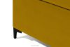 ARDEA Boxspringbett  Bonellfedern 180 cm Velours gelb gelb - Foto 12
