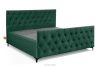 ARDEA Boxspringbett  Bonellfedern 180 cm Velours dunkelgrün dunkelgrün - Foto 3