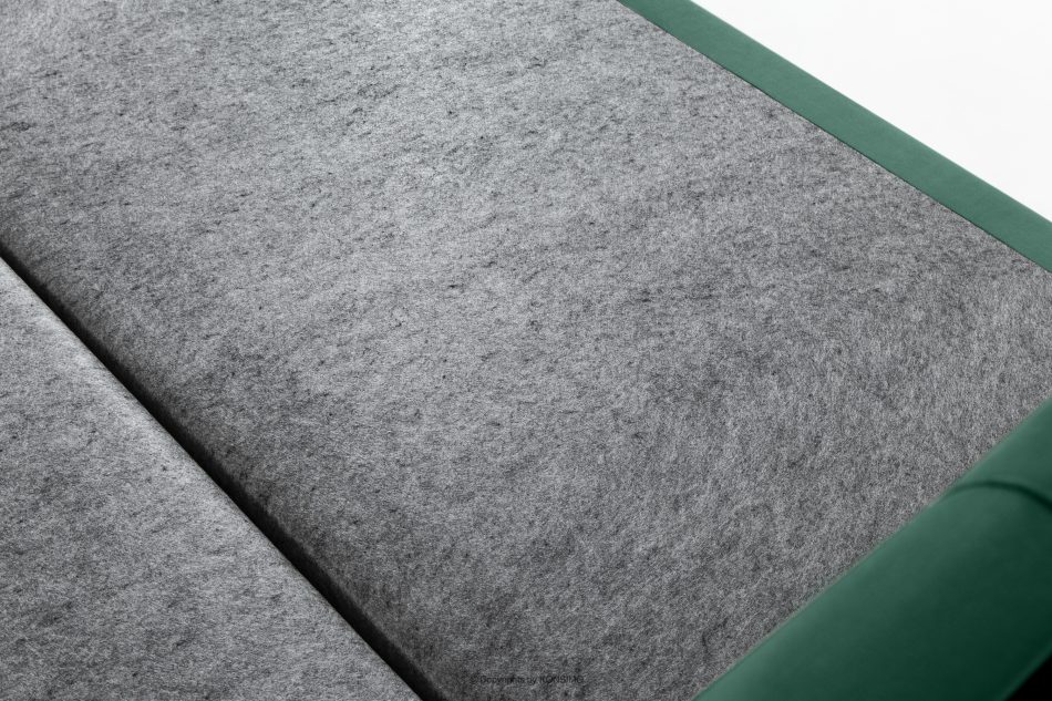 ARDEA Boxspringbett  Bonellfedern 180 cm Velours dunkelgrün dunkelgrün - Foto 10