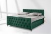 ARDEA Boxspringbett  Bonellfedern 180 cm Velours dunkelgrün dunkelgrün - Foto 2