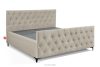 ARDEA Boxspringbett 180 cm velours cremefarben cremefarben - Foto 3