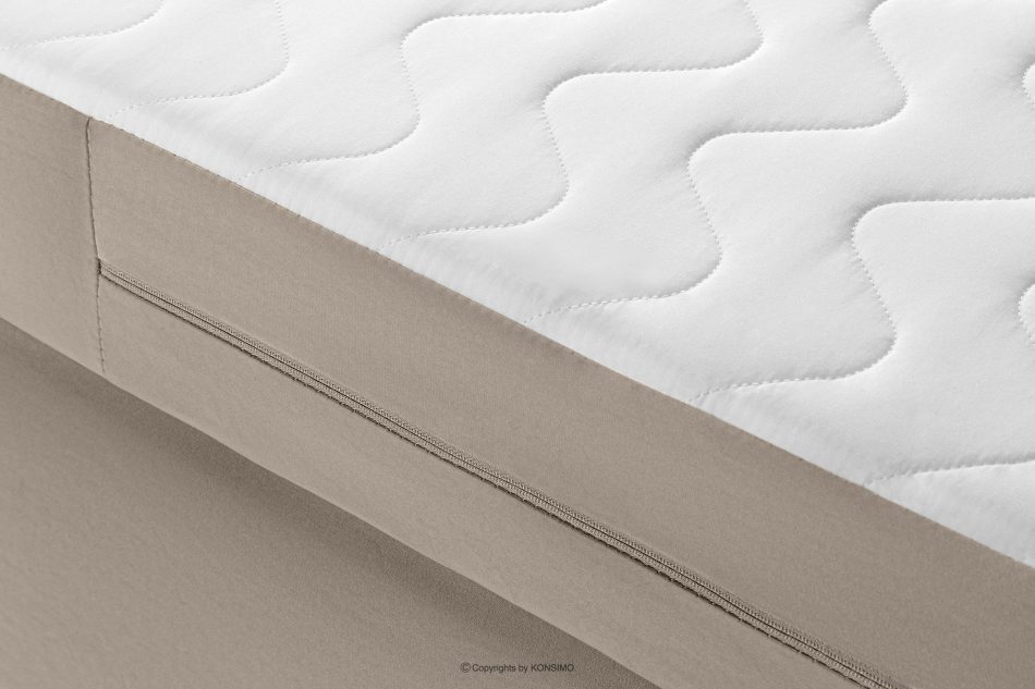 ARDEA Boxspringbett 180 cm velours beige beige - Foto 6