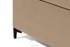 ARDEA Boxspringbett 180 cm velours dunkelbeige dunkelbeige - Foto 12