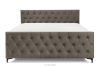 ARDEA Boxspringbett  Bonellfedern 180 cm Velours braun braun - Foto 4