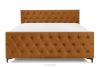 ARDEA Boxspringbett mit abnehmbarem Matratzenbezug 180 cm Velours rot rot - Foto 4
