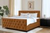ARDEA Boxspringbett mit abnehmbarem Matratzenbezug 180 cm Velours rot rot - Foto 13