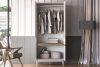 NALIA Eleganter kannelierter Schrank creme/eiche Creme/Eiche - Foto 5