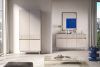 NALIA Eleganter kannelierter Schrank creme/eiche Creme/Eiche - Foto 7