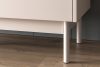 NALIA Elegante geriffelte Vitrine creme/eiche Creme/Eiche - Foto 9