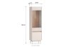NALIA Elegante geriffelte Vitrine creme/eiche Creme/Eiche - Foto 11