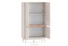 NALIA Elegante geriffelte Kommode creme/eiche Creme/Eiche - Foto 4