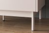 NALIA Elegante geriffelte Kommode creme/eiche Creme/Eiche - Foto 6
