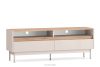 NALIA Eleganter geriffelter RTV-Schrank creme/eiche Creme/Eiche - Foto 3