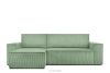 NAPI Mehrzweck-Ecksofa mit Schlaffunktion mint rechts/links Minze - Foto 1